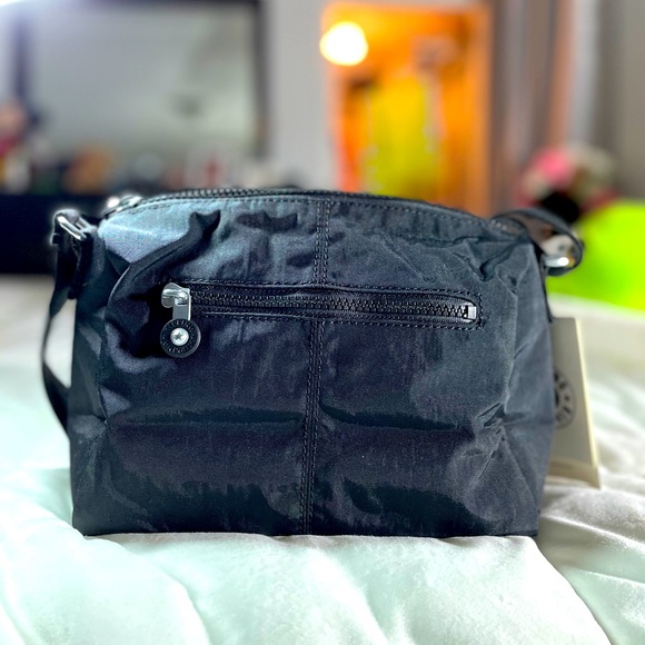 Brand New Kipling Wes Crossbody bag Black Tonal - Picture 2 of 3